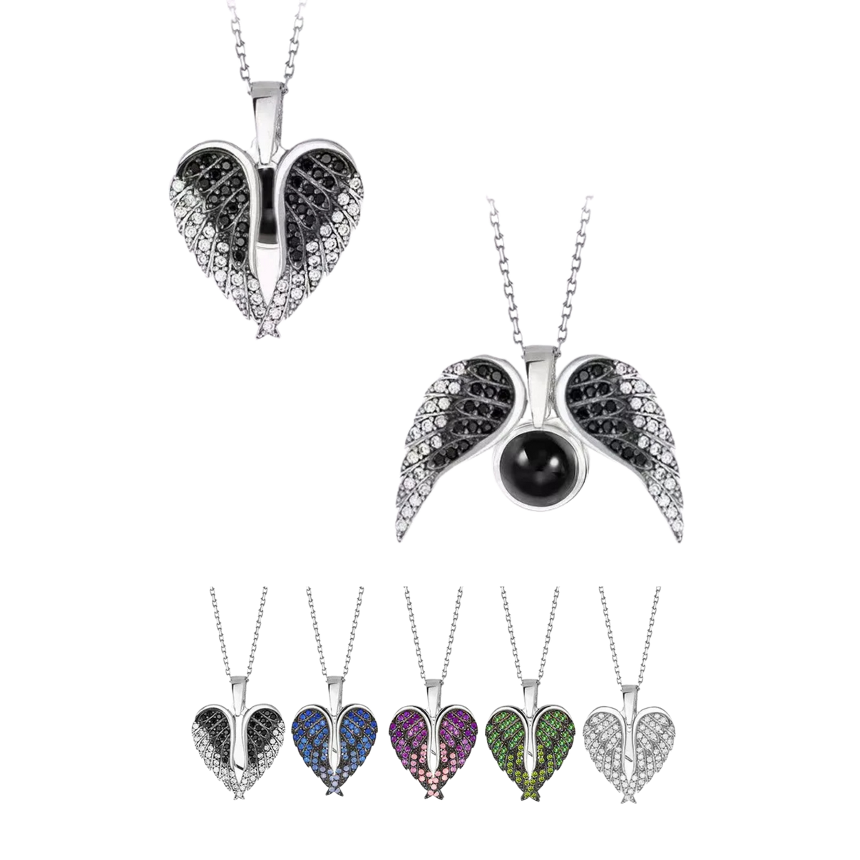 Collar Alas de Ángel con tu Foto