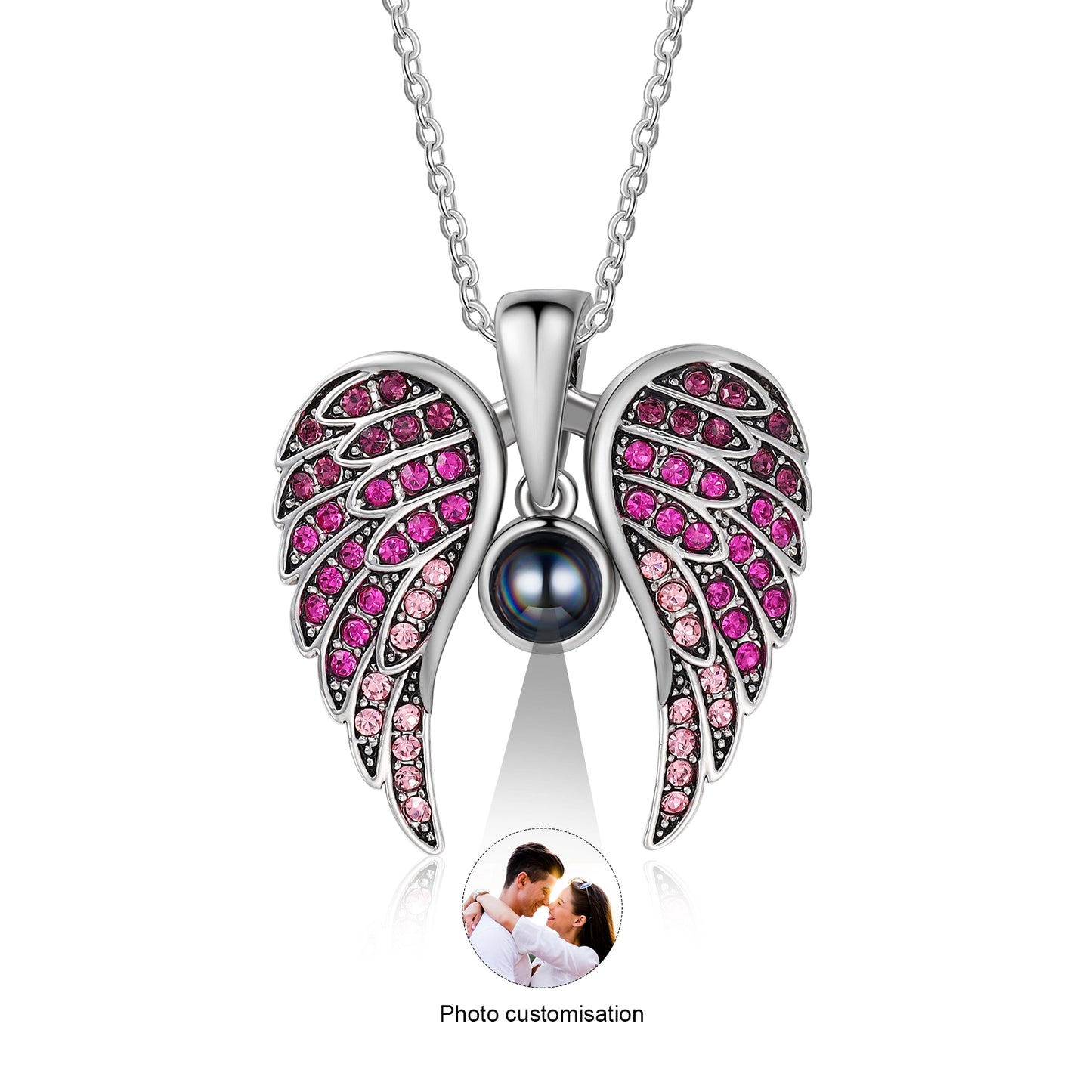 Collar Alas de Ángel con tu Foto